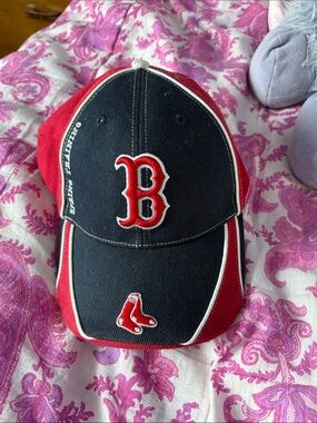 47 Brand Boston Red Sox Black and Red Adjustable Cap